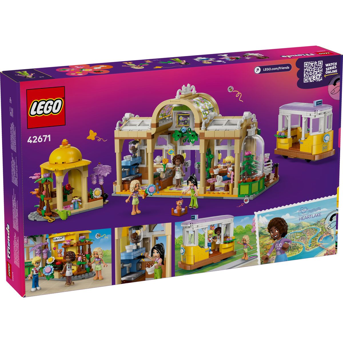 LEGO FRIENDS CAFENEA CU MULTE PLANTE SI FLORARIE 42671