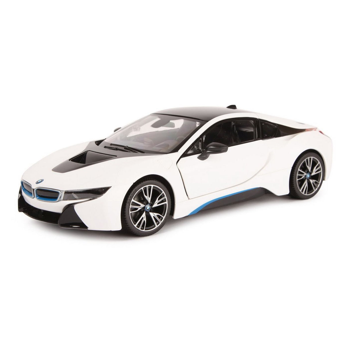 MASINA CU TELECOMANDA BMW I8 ALB SCARA 1 LA 14