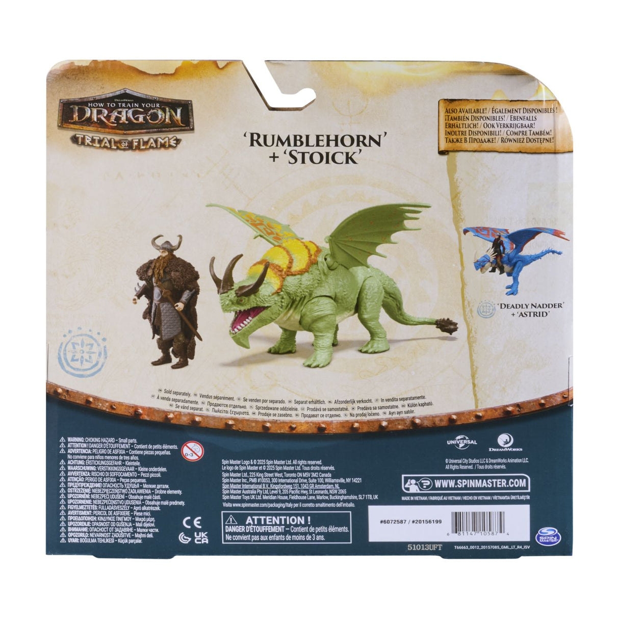 CUM SA ITI DRESEZI DRAGONUL INCERCAREA FLACARII SET DRAGON RUMBLEHORN SI FIGURINA STOICK