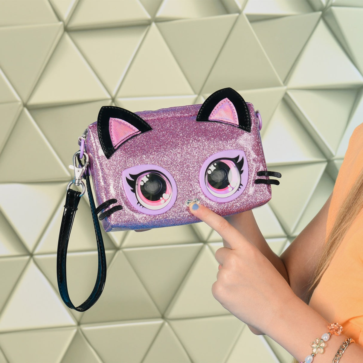 PURSE PETS RAINBOW LIGHTS GENTUTA INTERACTIVA PURDY PURRFECT