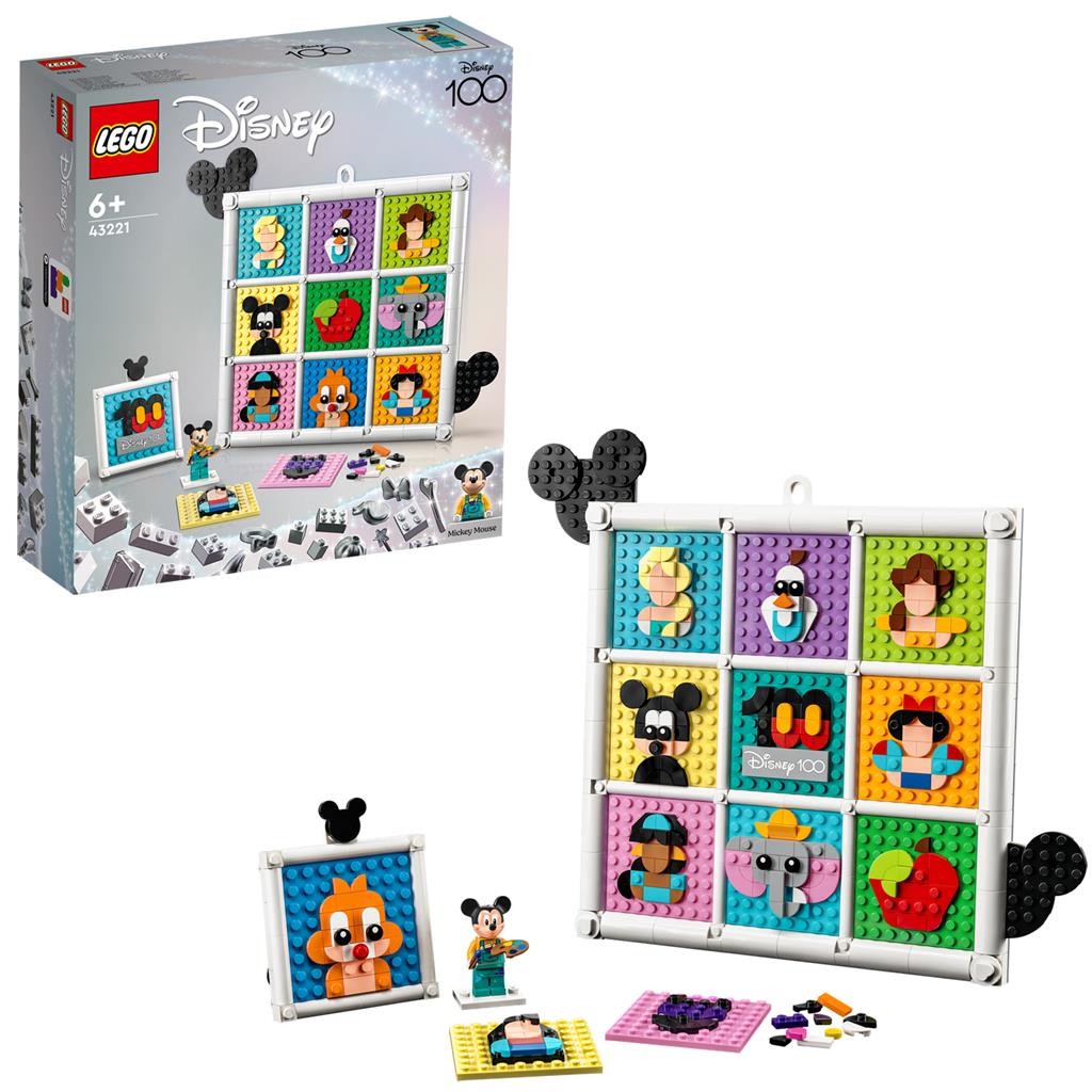 LEGO DISNEY CLASSIC 100 DE ANI DE FIGURI EMBLEMATICE DE ANIMATIE DISNEY 43221