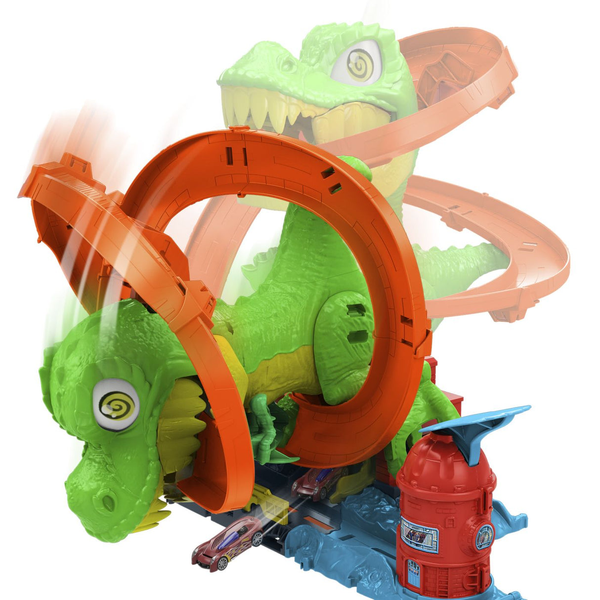 HOT WHEELS CITY SET STATIA DE POMPIERI SI BATALIA CU TREX
