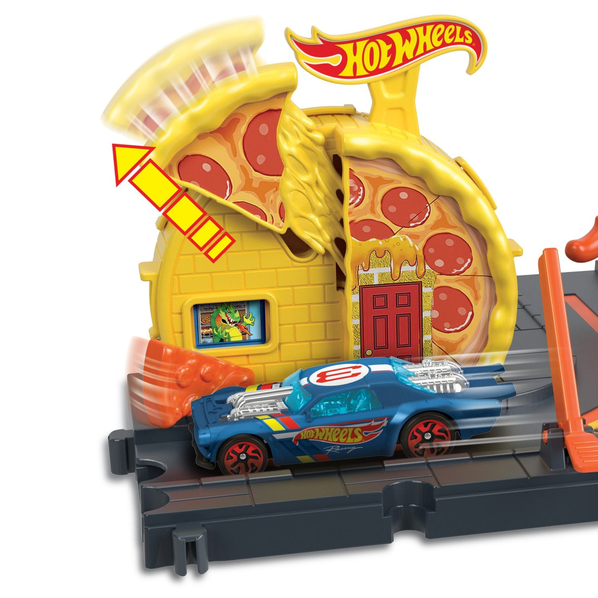 HOT WHEELS CITY EXPLORER SPEEDY PIZZA PICK UP