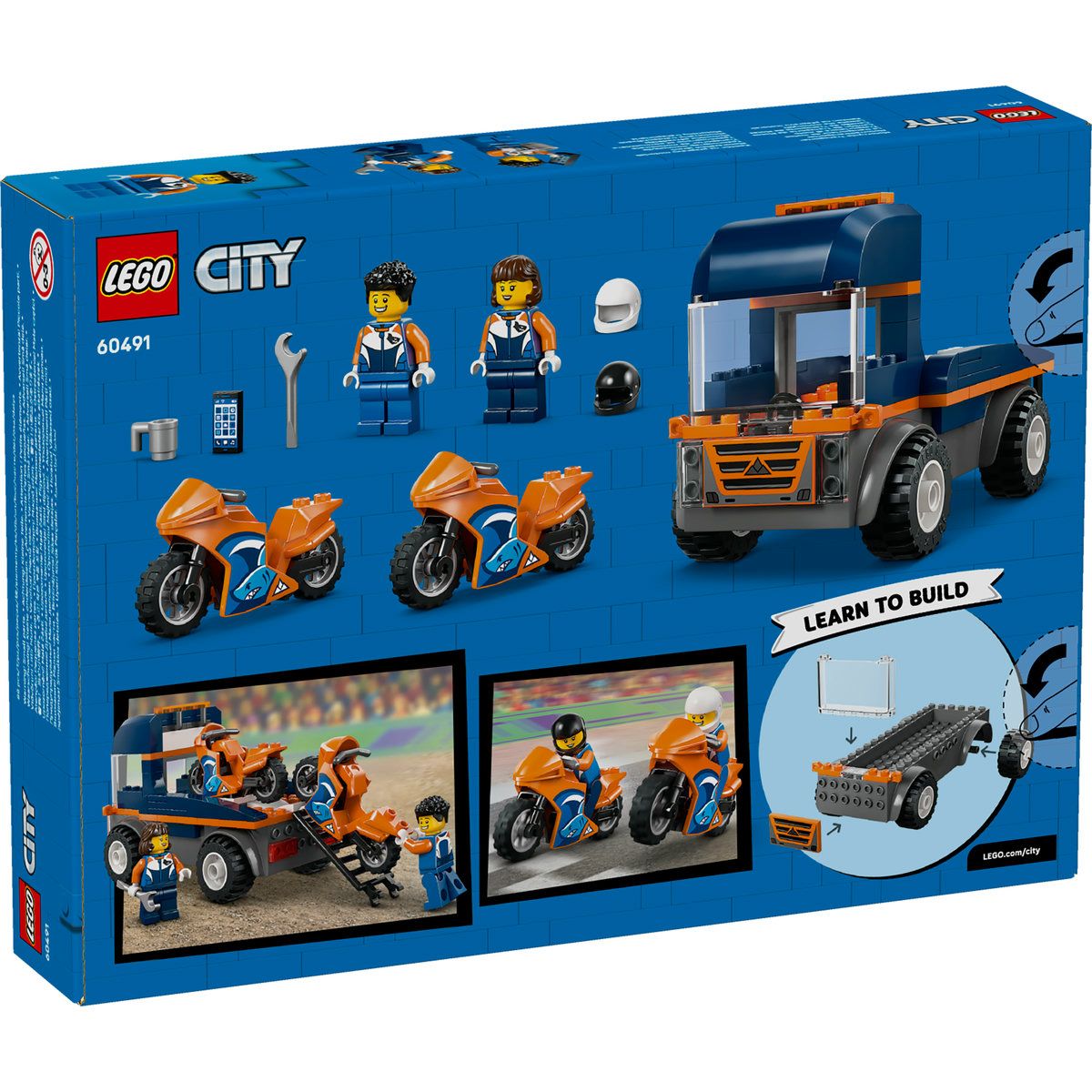 LEGO CITY TRANSPORTOR DE MOTOCICLETE 60491