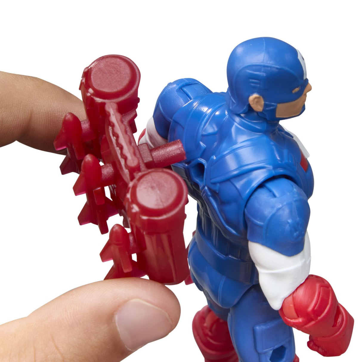 MARVEL AVENGERS ACTION VERS SET FIGURINA CAPTAIN AMERICA SI ACCESORII 11.4CM