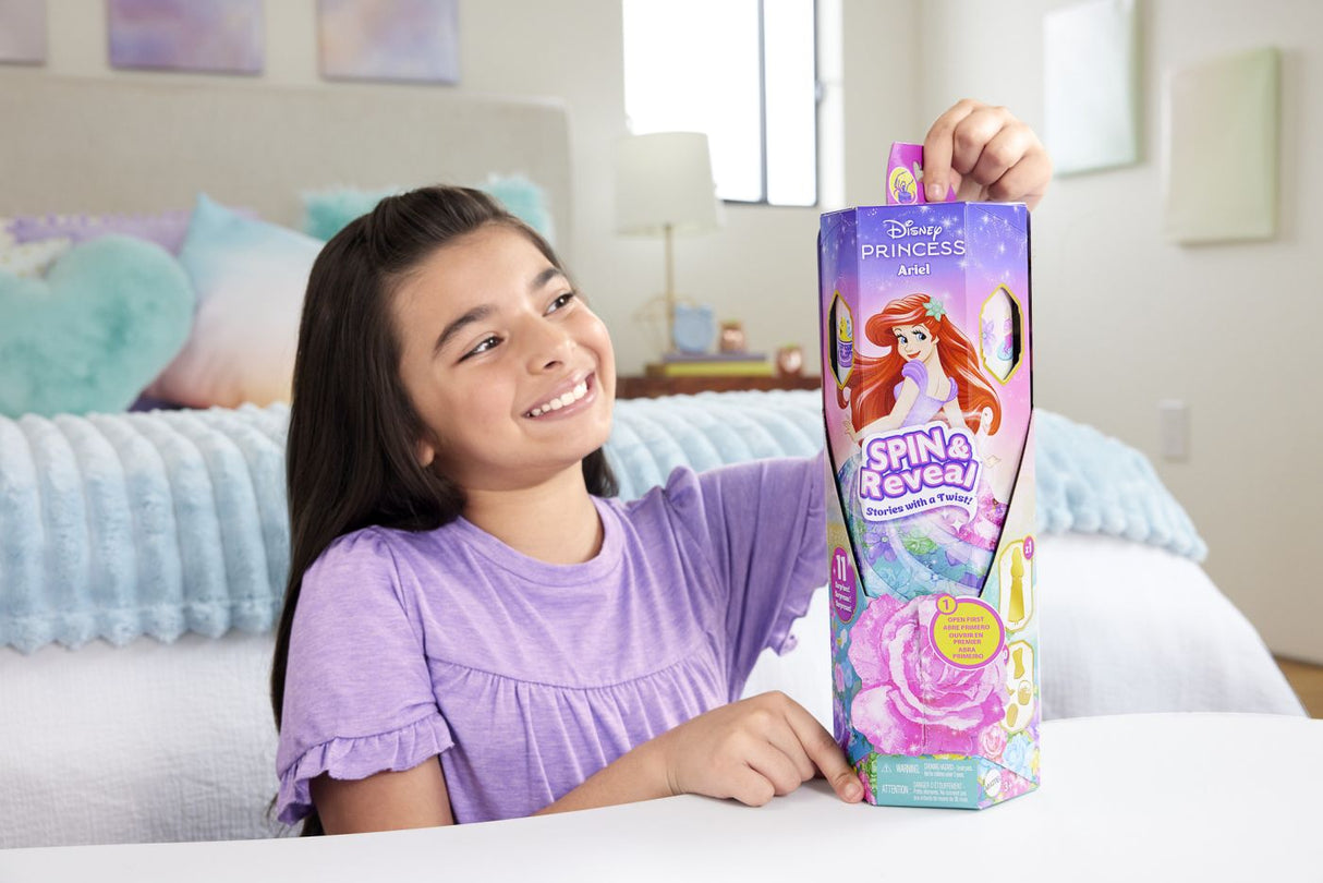 DISNEY PRINCESS SPIN AND REVEAL PAPUSA ARIEL