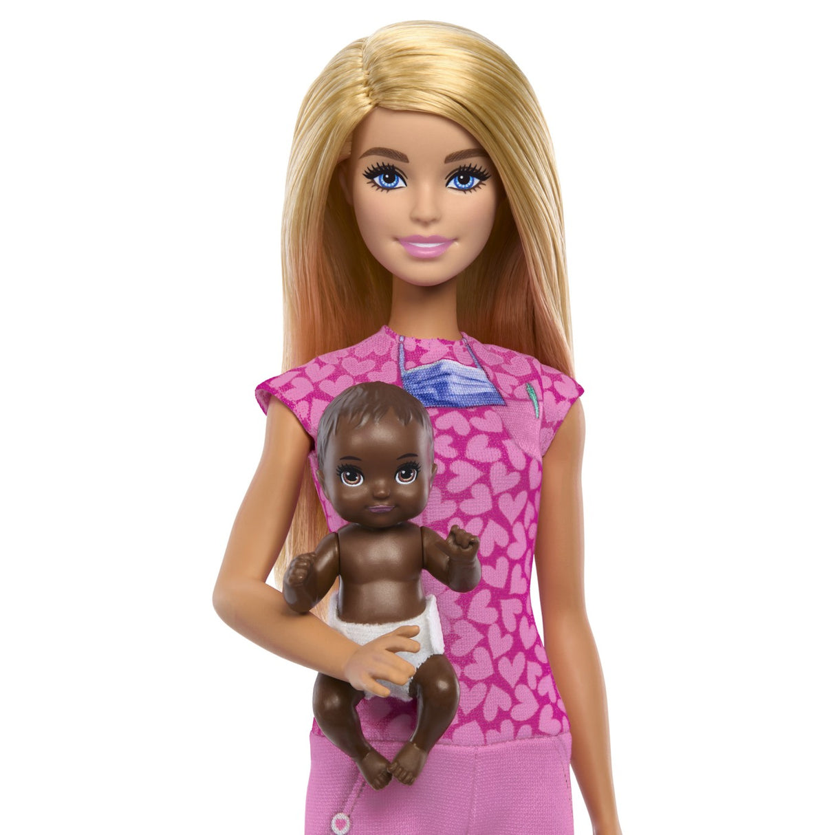 BARBIE SET DE JOACA PAPUSA BARBIE BLONDA FACE CARIERA PEDIATRU