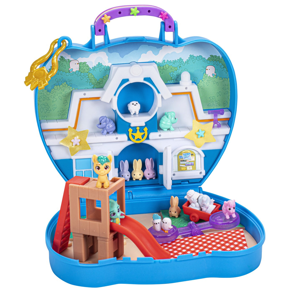 MY LITTLE PONY MINI WORLD MAGIC SET DE JOACA COMPACT CREATION CRITTER CORNER
