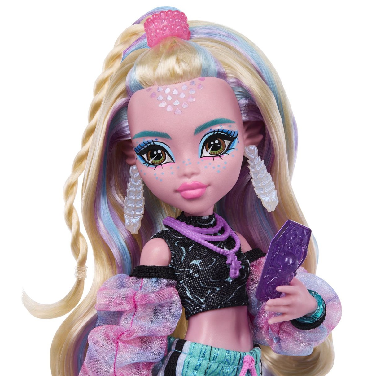 MONSTER HIGH PAPUSA LAGOONA BLUE CU ACCESORII