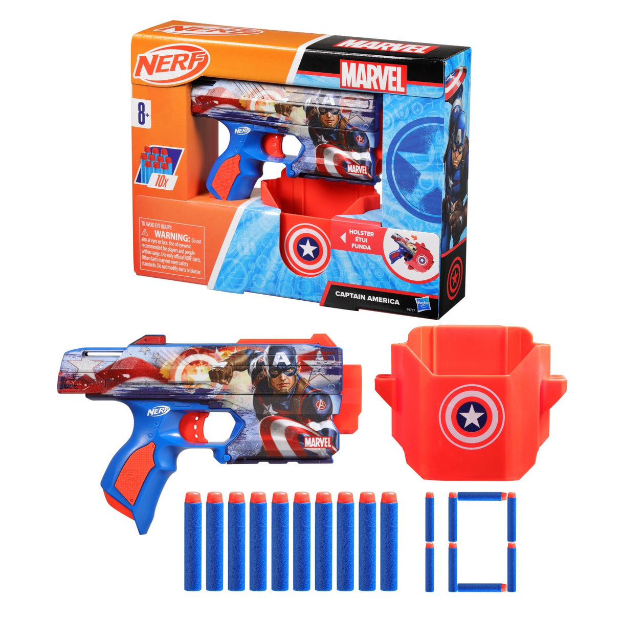 NERF BLASTER MARVEL CAPTAIN AMERICA