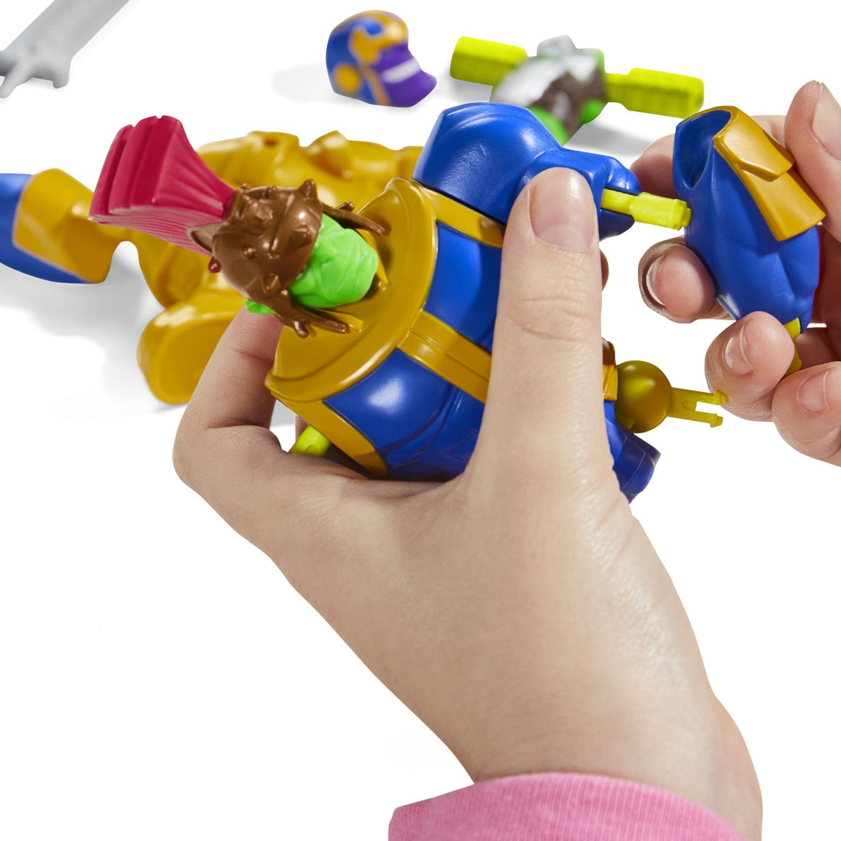 MARVEL AVENGERS MIX MASHERS SET FIGURINA THANOS 12CM SI ACCESORII