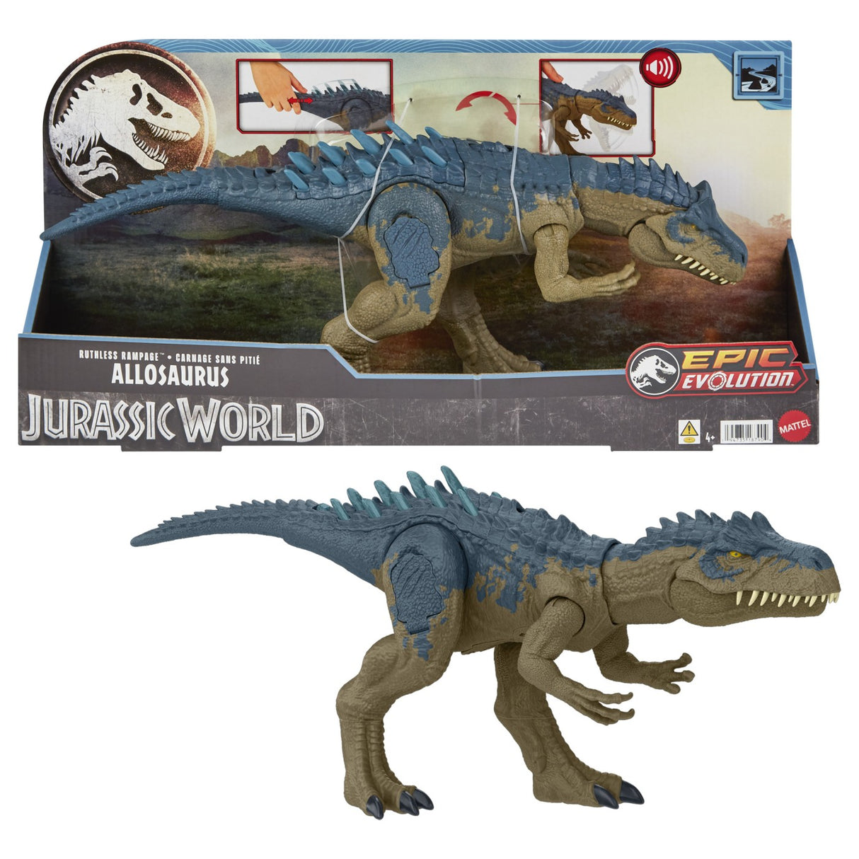 JURASSIC WORLD EPIC EVOLUTION DINOZAUR ALLOSAURUS
