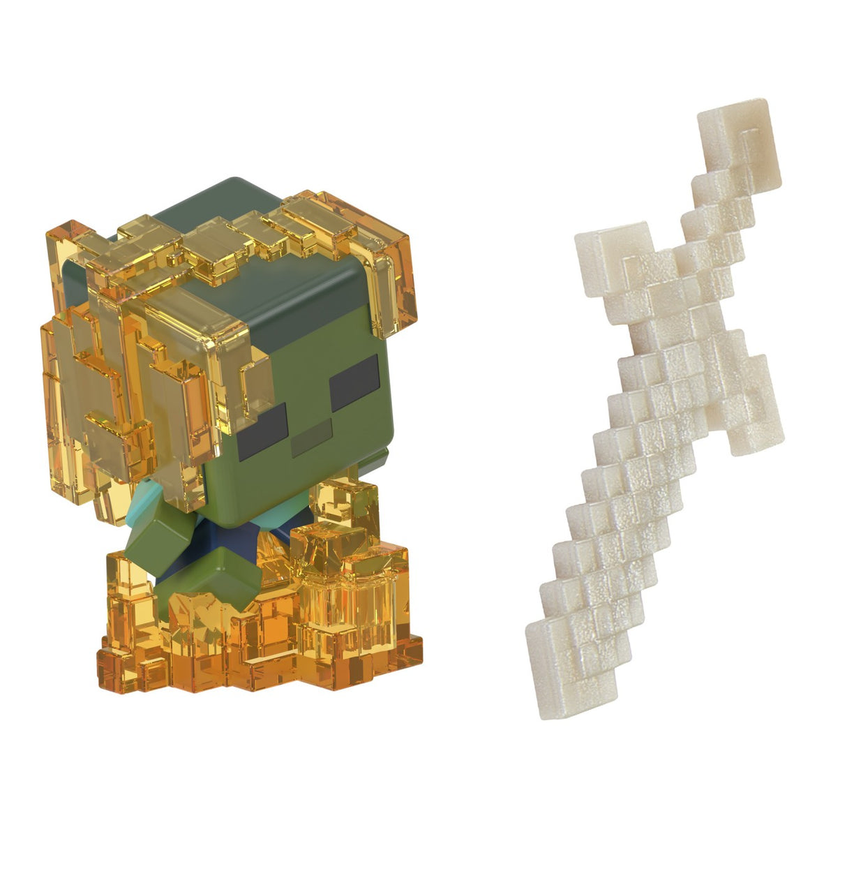 MINECRAFT MINI MODE SET EXPLORARE MINIERA GRI SI ALB