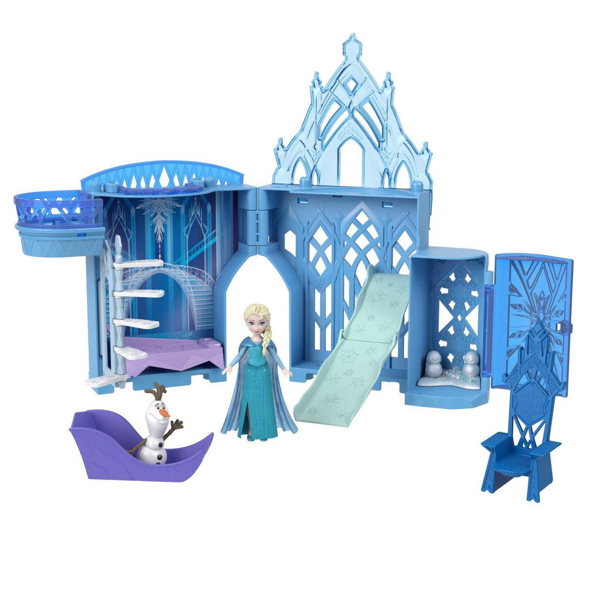 DISNEY FROZEN SET DE JOACA PAPUSA ELSA SI CASTELUL DE GHEATA CU ACCESORII