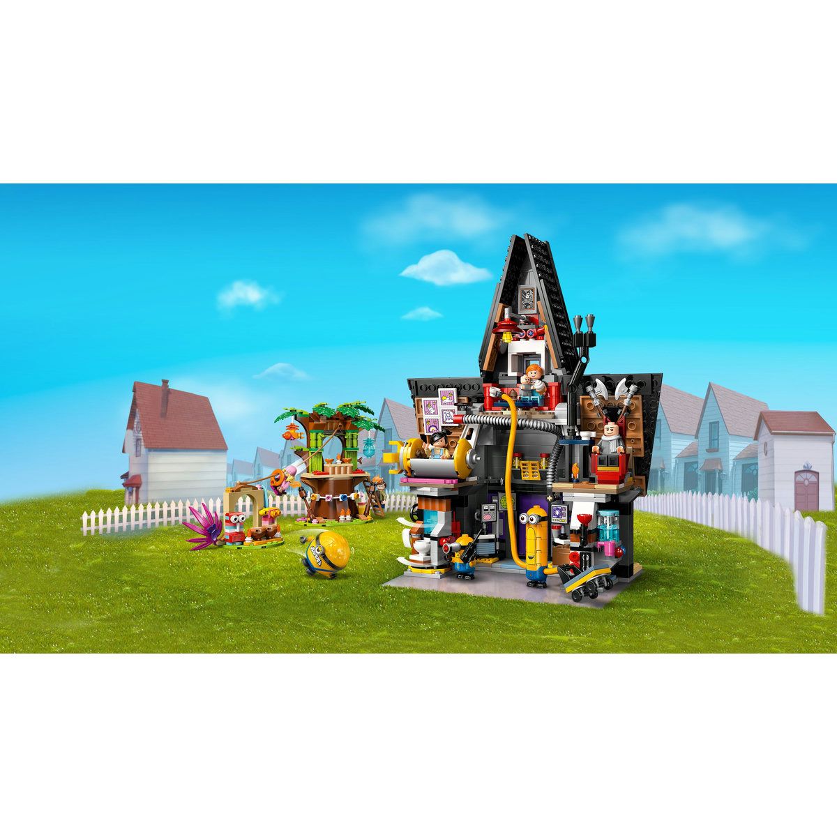 LEGO DESPICABLE ME4 RESEDINTA DE FAMILIE A LUI GRU SI A MINIONILOR 75583