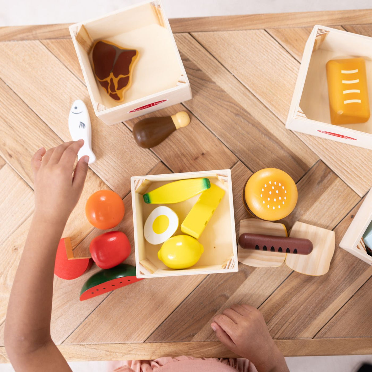MELISSA SI DOUG SET DE JOACA DIN LEMN PRODUSE ALIMENTARE