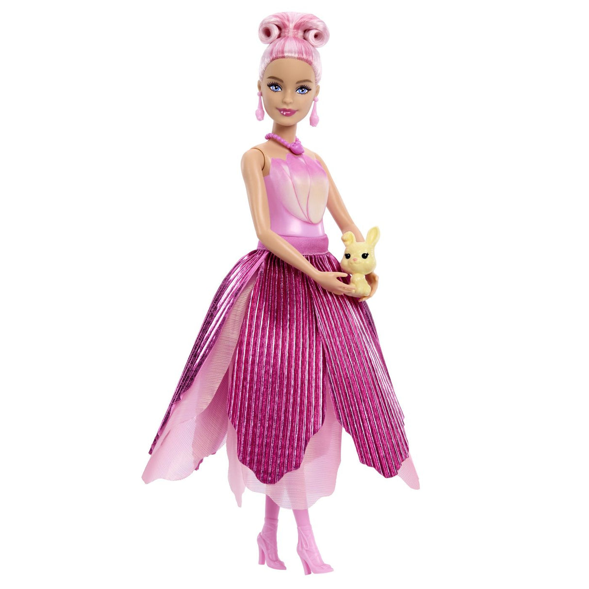 BARBIE PETAL POP SET PAPUSA BARBIE LALEA ROZ SI ACCESORII