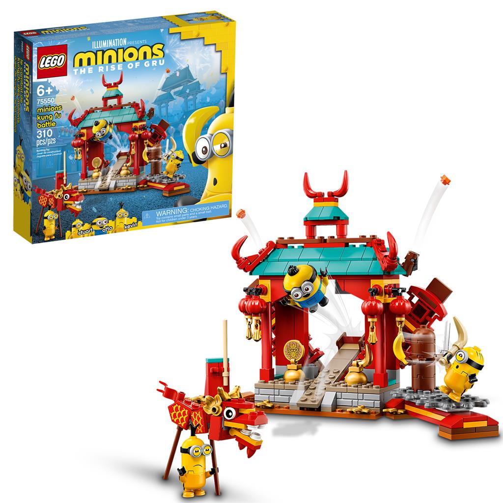 LEGO MINIONS LUPTA KUNG FU A MINIONILOR 75550