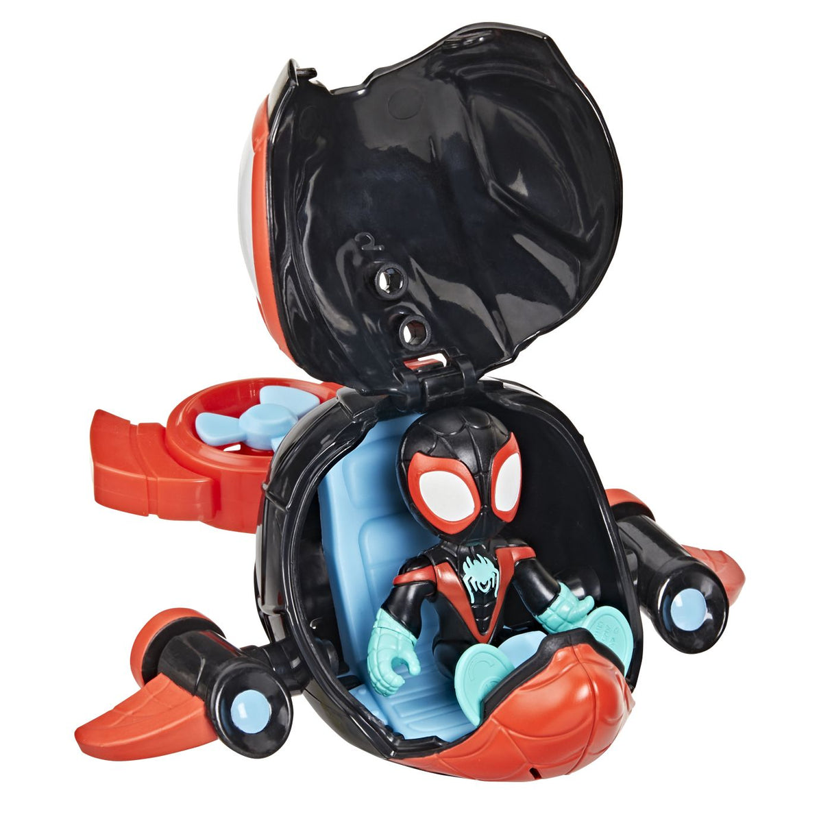 SPIDEY SI PRIETENII LUI UIMITORI MARVEL SET FIGURINA 7.6CM SI SUBMARINUL DELFIN