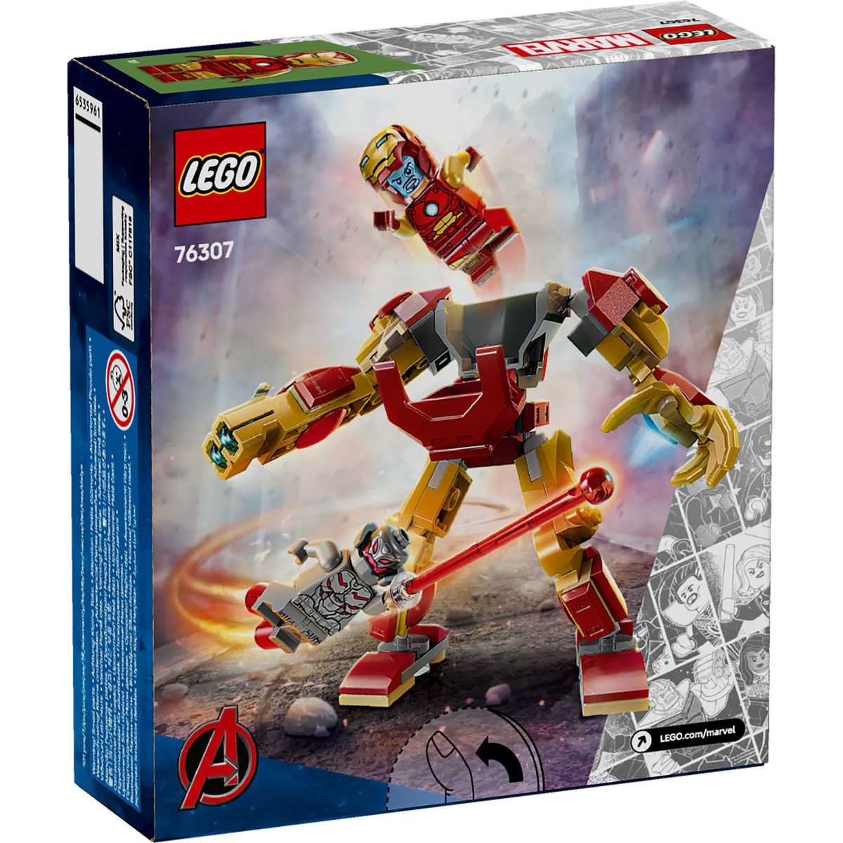 LEGO SUPER HEROES ROBOTUL IRON MAN VS. ULTRON 76307