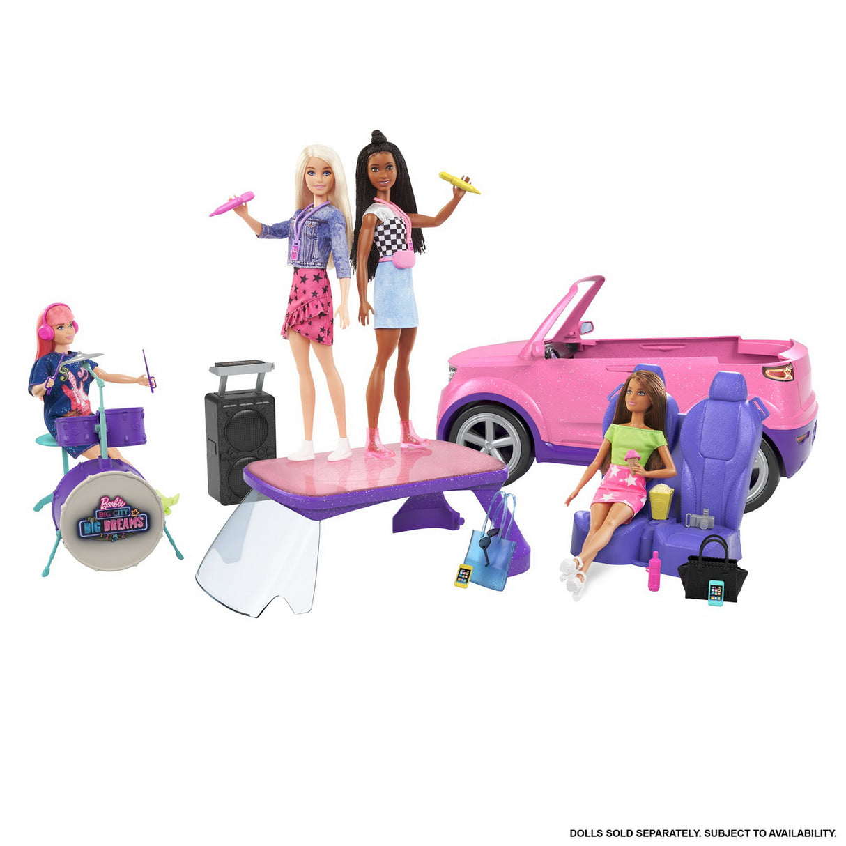BARBIE MASINA 2IN1