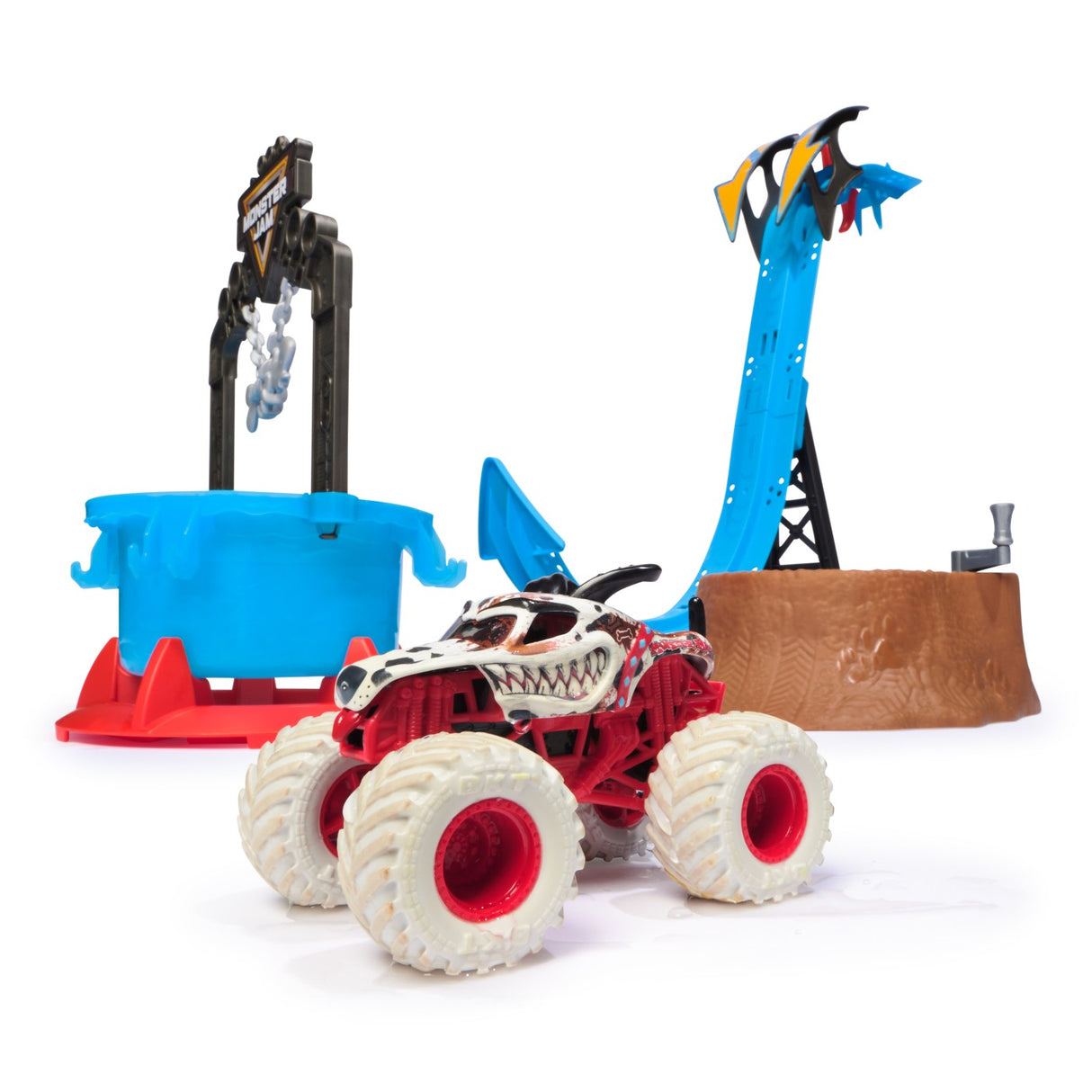 MONSTER JAM MUD BLASTERS SET ARUNCATOARE DE NOROI