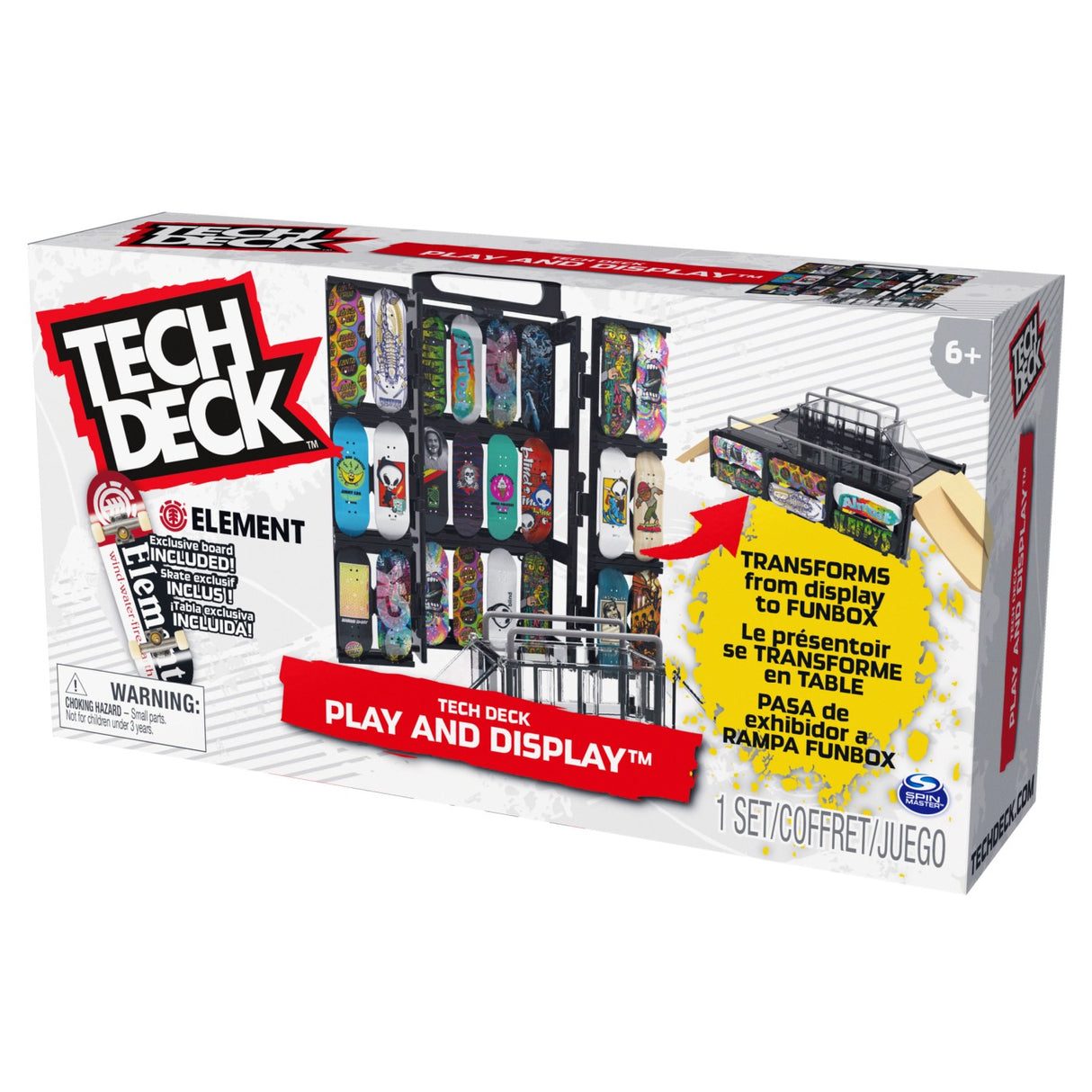 TECH DECK PACHET VITRINA SI PODIUM