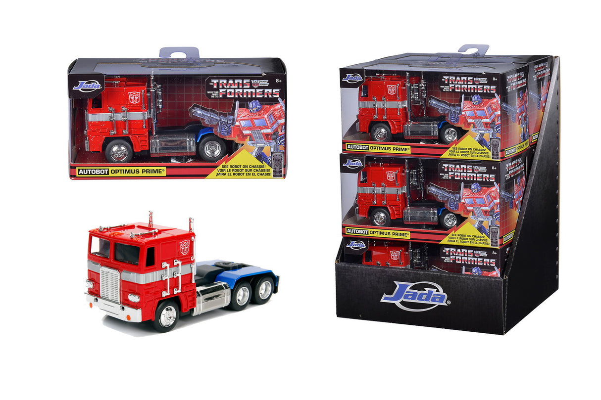 MASINUTA METALICA TRANSFORMERS G1 OPTIMUS PRIME SCARA 1 LA 32
