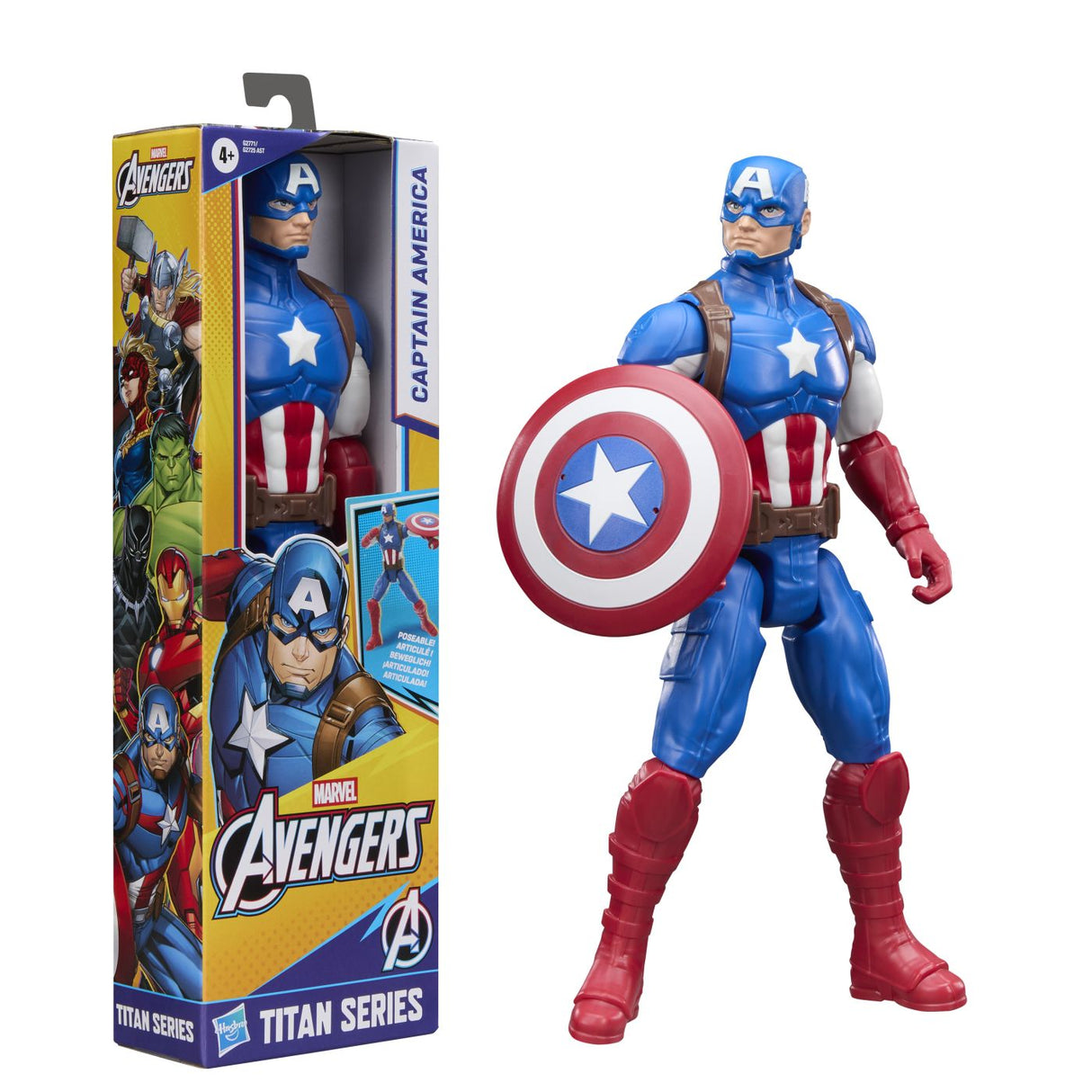MARVEL AVENGERS TITAN SERIES FIGURINA CAPTAIN AMERICA 29CM