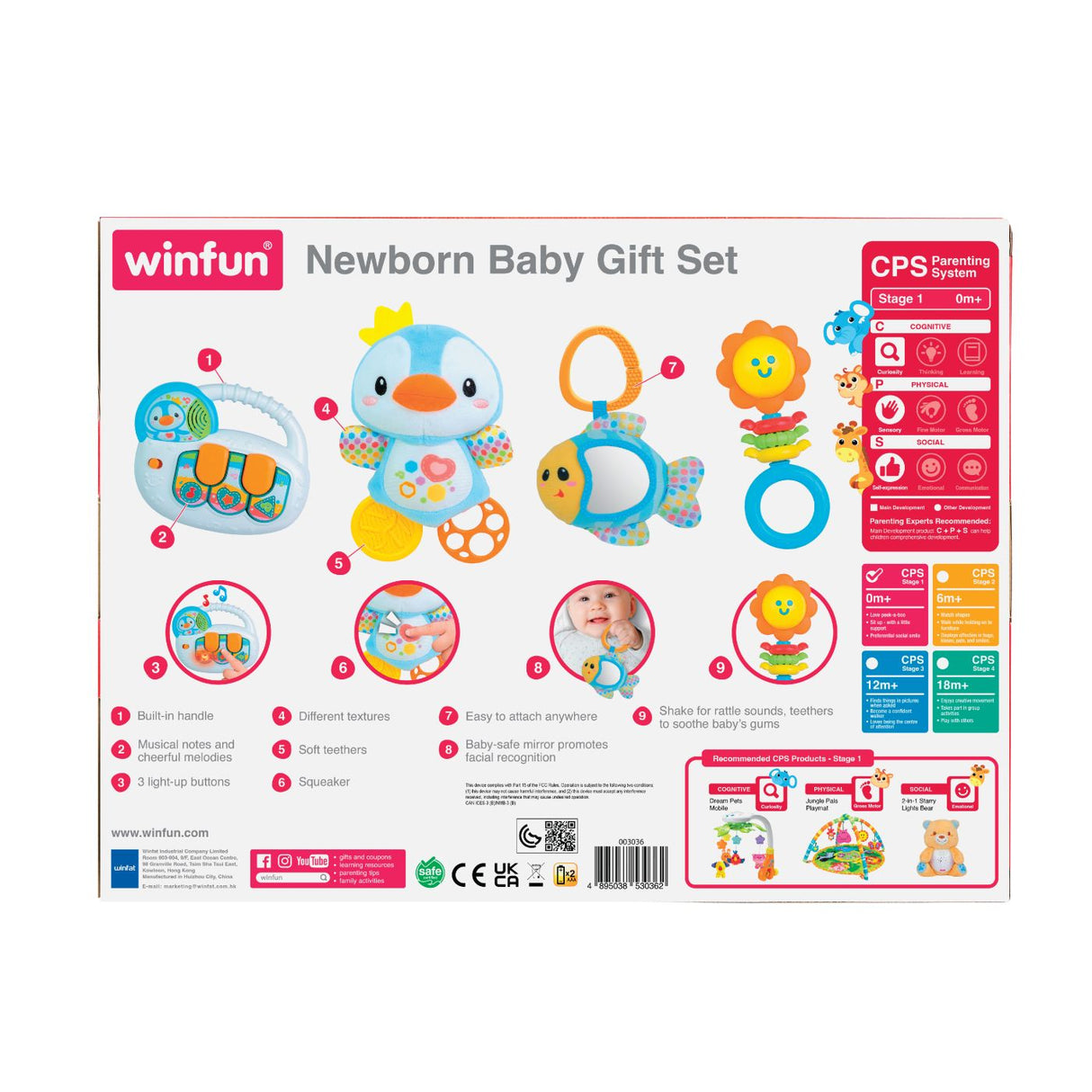 WINFUN SET JUCARII INTERACTIVE CADOU PENTRU NOU NASCUTI