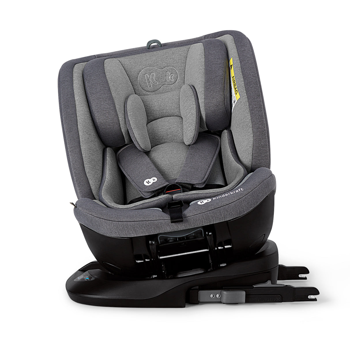 SCAUN AUTO KINDERKRAFT XPEDITION ROTATIV, 0-36 KG, CU ISOFIX, GREY