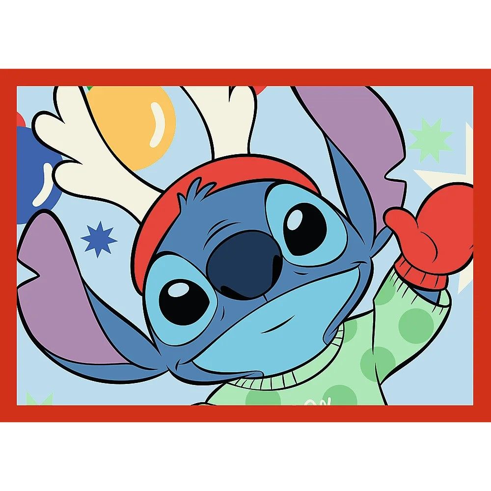 PUZZLE TREFL 4IN1 DISNEY LILO SI STITCH DE CRACIUN