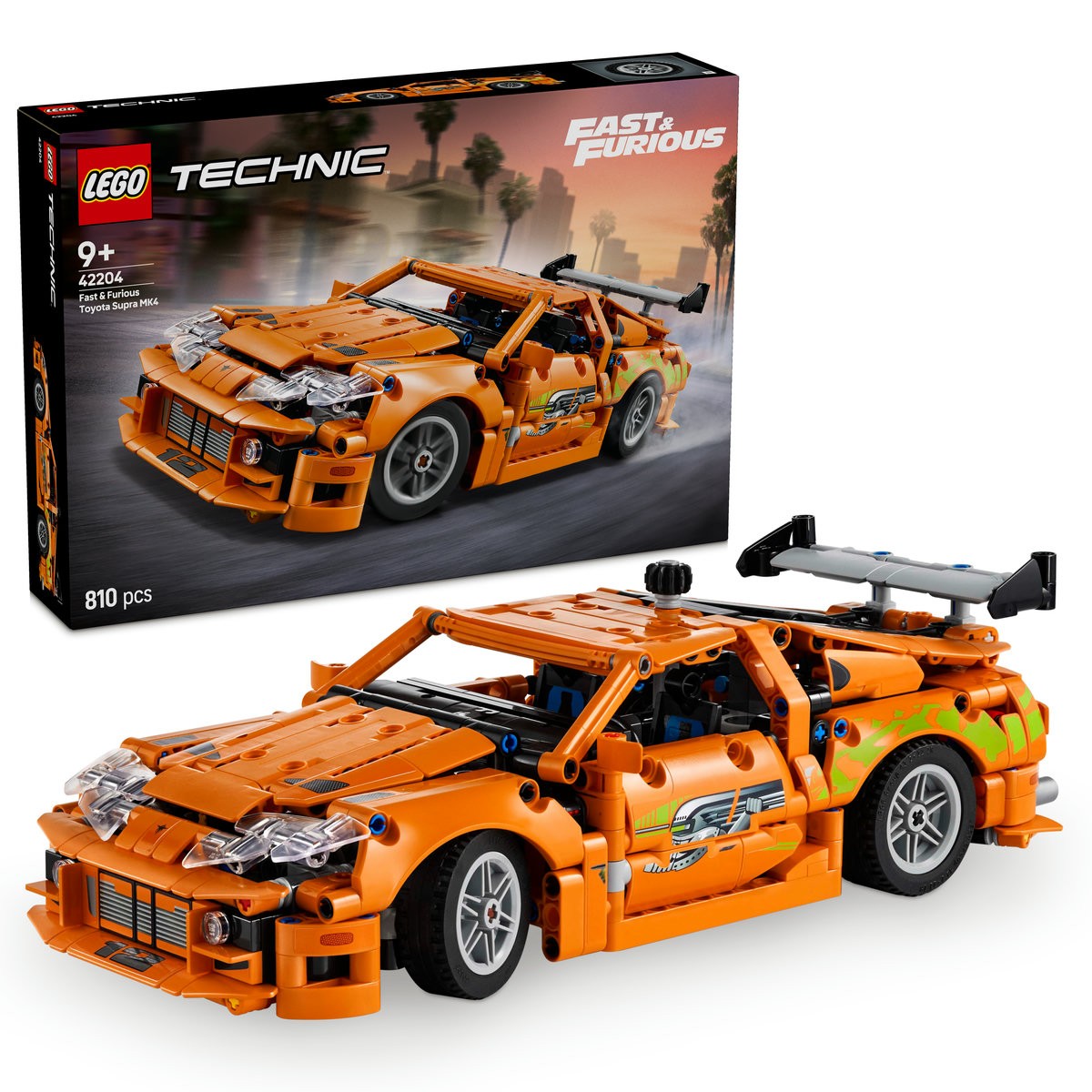 LEGO TECHNIC FAST AND FURIOUS TOYOTA SUPRA MK4 42204