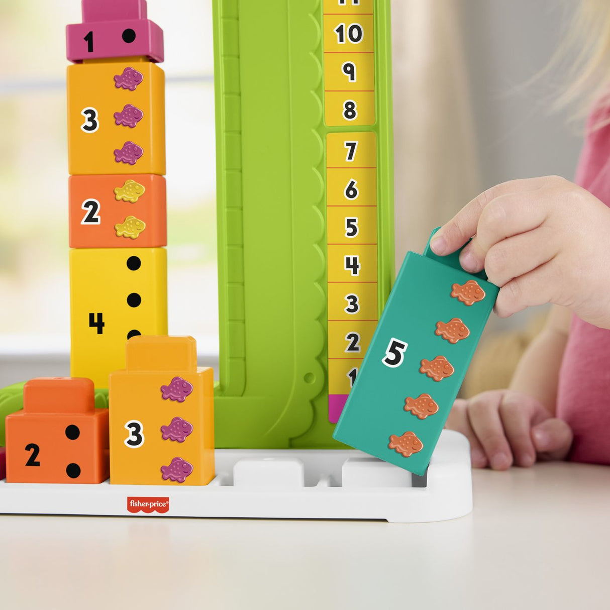 FISHER PRICE JUCARIE EDUCATIVA ALIGATOR STIVUIBILA