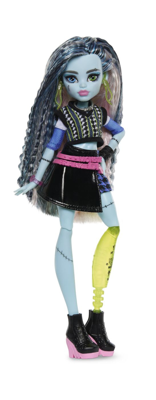 MONSTER HIGH PAPUSA FRANKIE STEIN CU ACCESORII