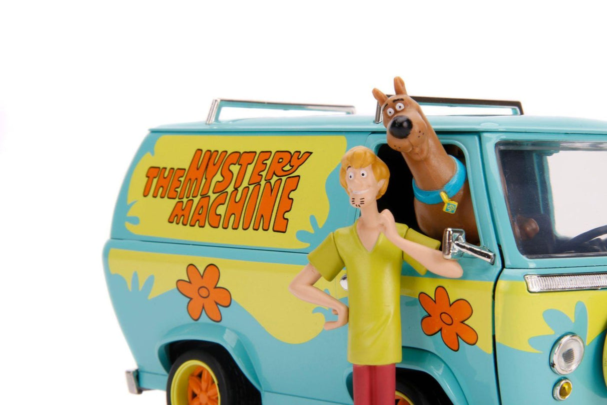 JADA SCOOBY DOO SET DUBA METALICA MISTERIOASA SCARA 1 LA 24 SI 2 FIGURINE