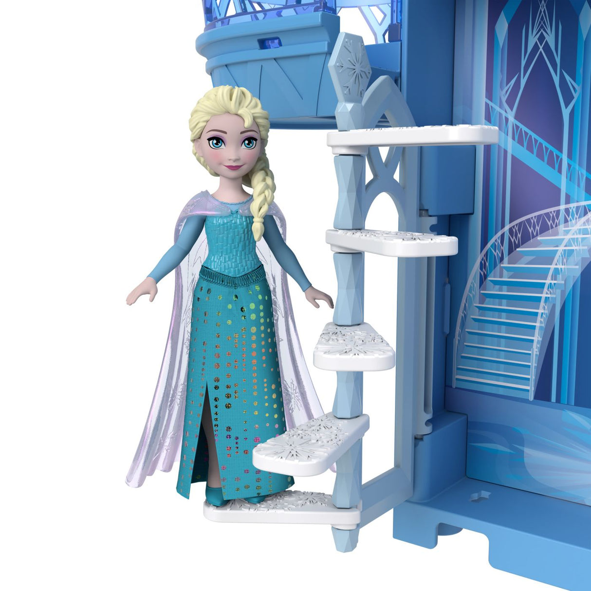 DISNEY FROZEN SET DE JOACA PAPUSA ELSA SI CASTELUL DE GHEATA CU ACCESORII