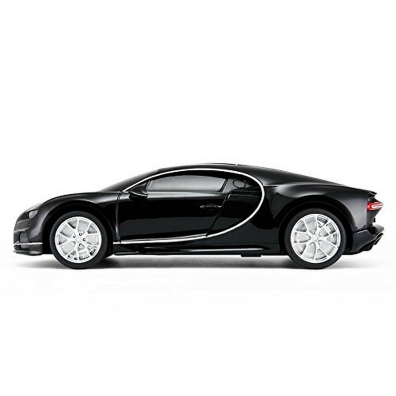 MASINA CU TELECOMANDA BUGATTI CHIRON NEGRU CU SCARA 1 LA 24