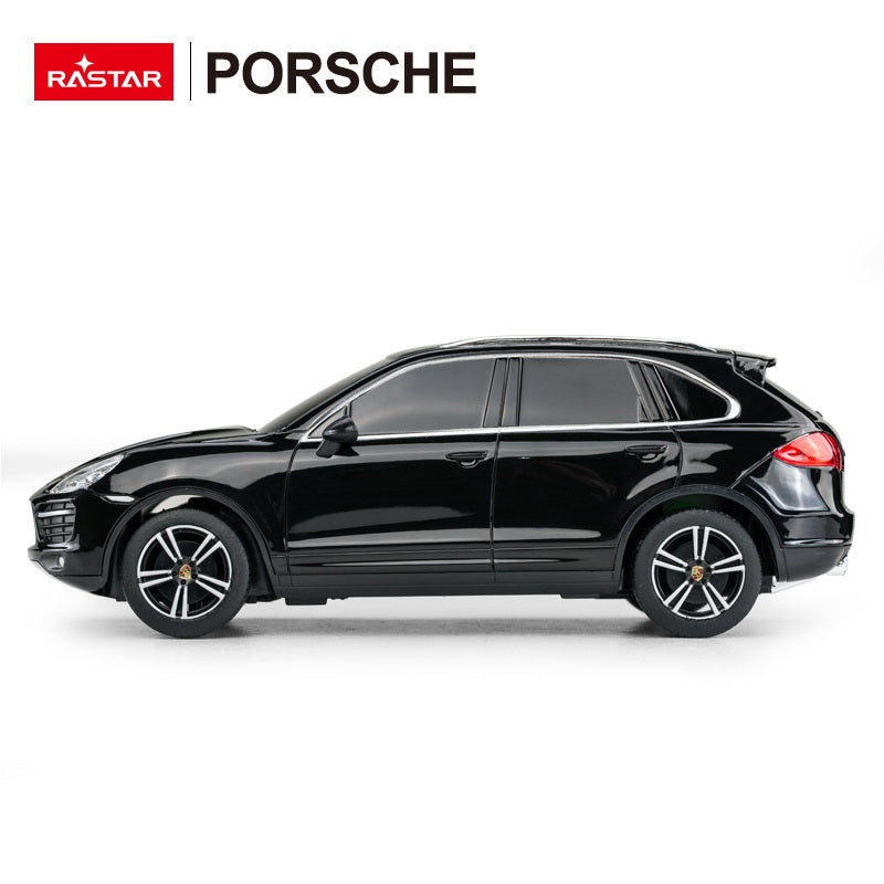 MASINA CU TELECOMANDA PORSCHE CAYENNE TURBO NEGRU CU SCARA 1 LA 24