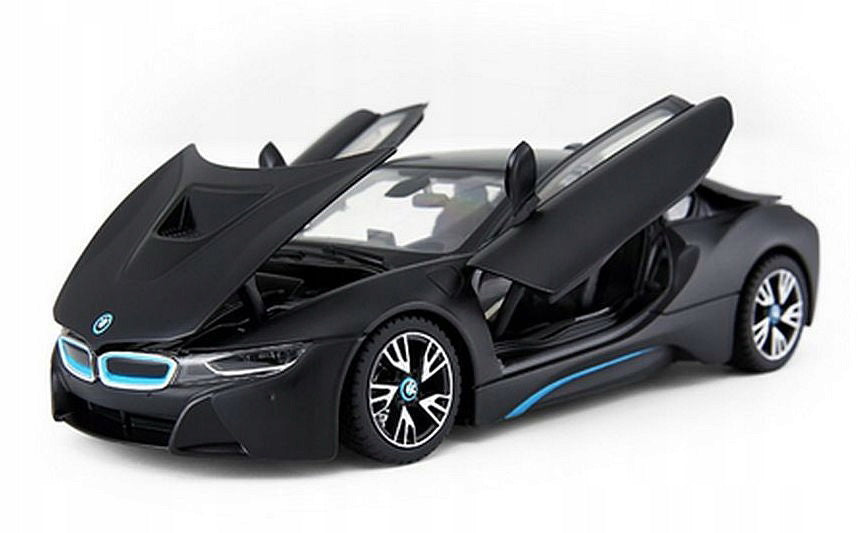 MASINUTA METALICA BMW I8 NEGRU SCARA 1 LA 24