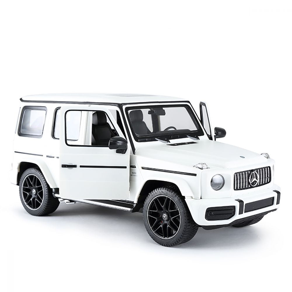 MASINA CU TELECOMANDA MERCEDES-BENZ G63 ALB SCARA 1 LA 24