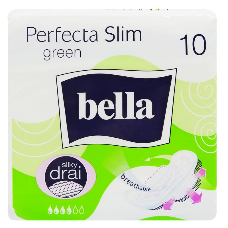 Betétek, Bella, 10 db Perfecta Slim Green