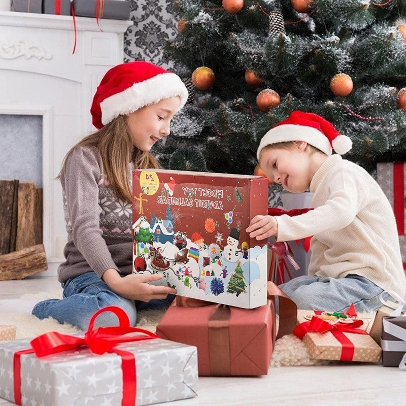 Advent Calendar Fidget Toys, Vivimall, Model Craciun, Multicolor - vivimall.ro