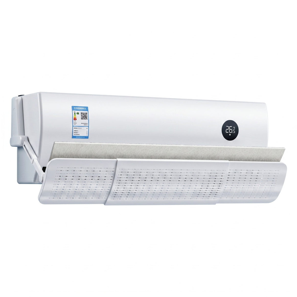 Deflector Flippy universal montat pe aparat de aer condiționat, unghi ajustare 180 grade