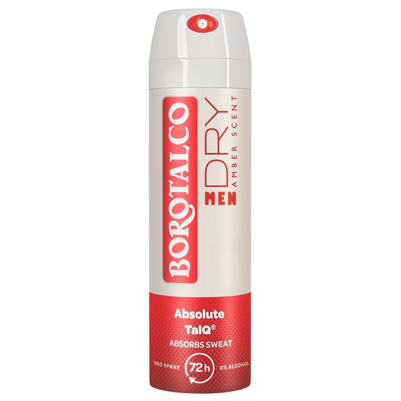 Antiperspiráns Dezodor, Borotalco, 150 ml Férfi Száraz Borostyán Illat