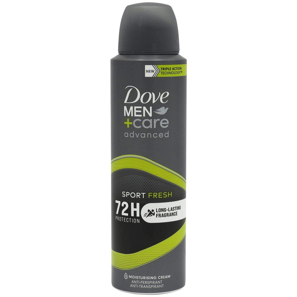 Antiperspirant Deodorant, Dove, 150 ml Men Advanced Sport Fresh