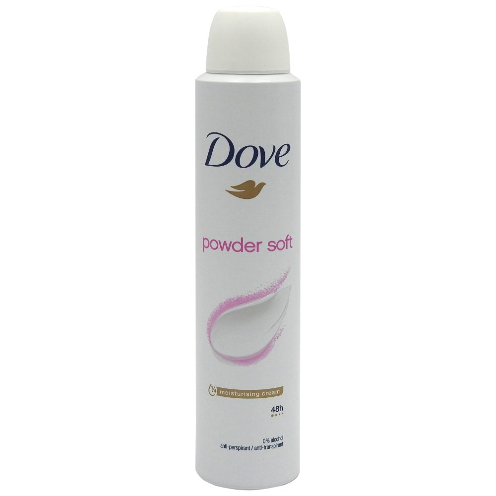 Antiperspiráns Dezodor, Dove, 200 ml Powder Soft