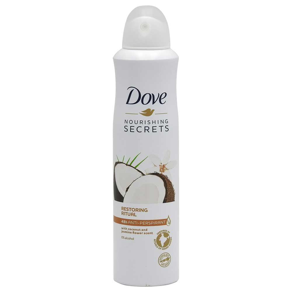 Antiperspirant dezodor, Dove, 250 ml Restoring Ritual Coconut
