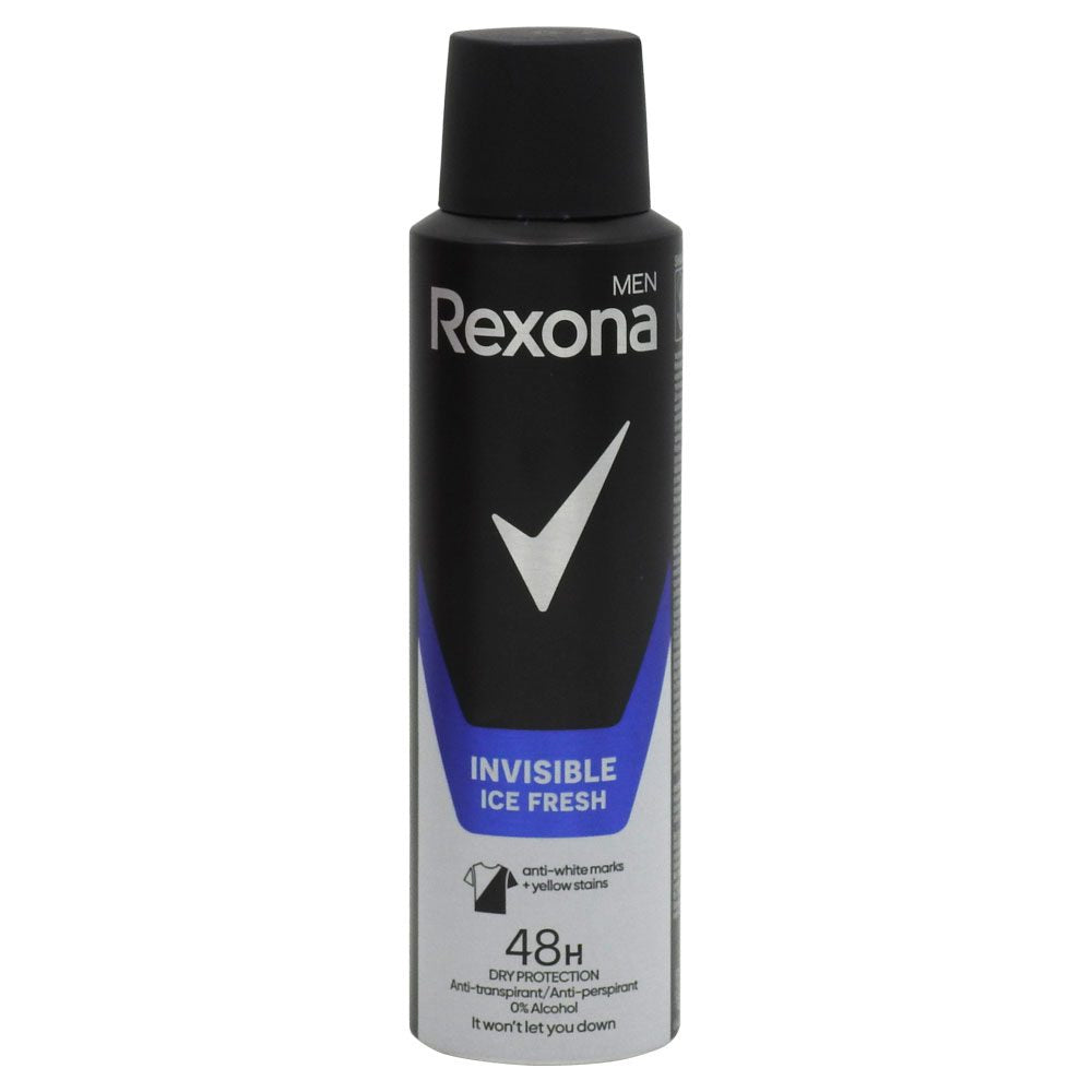 Antiperspirant dezodor, Rexona, 150 ml, férfi, Invisible Ice