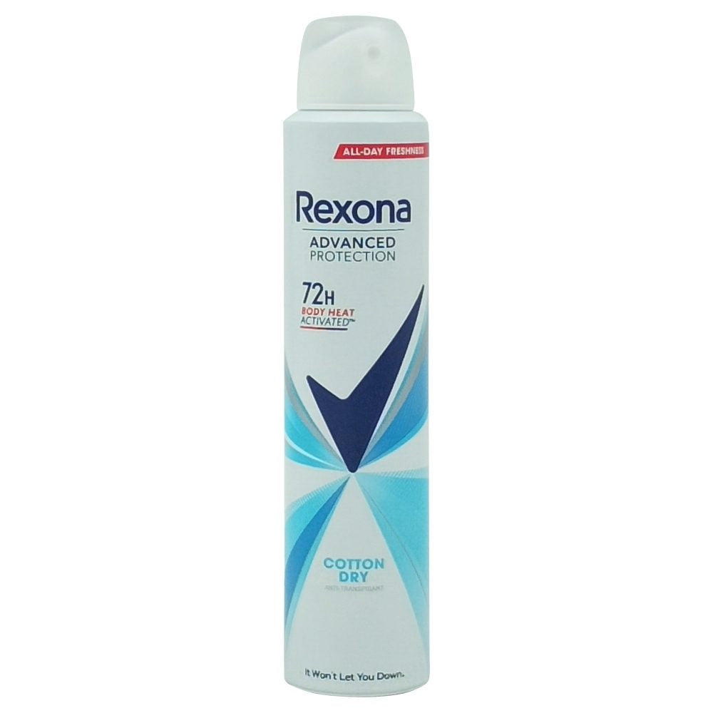 Izzadásgátló Dezodor, Rexona, 200 ml Advanced Protection Cotton Dry